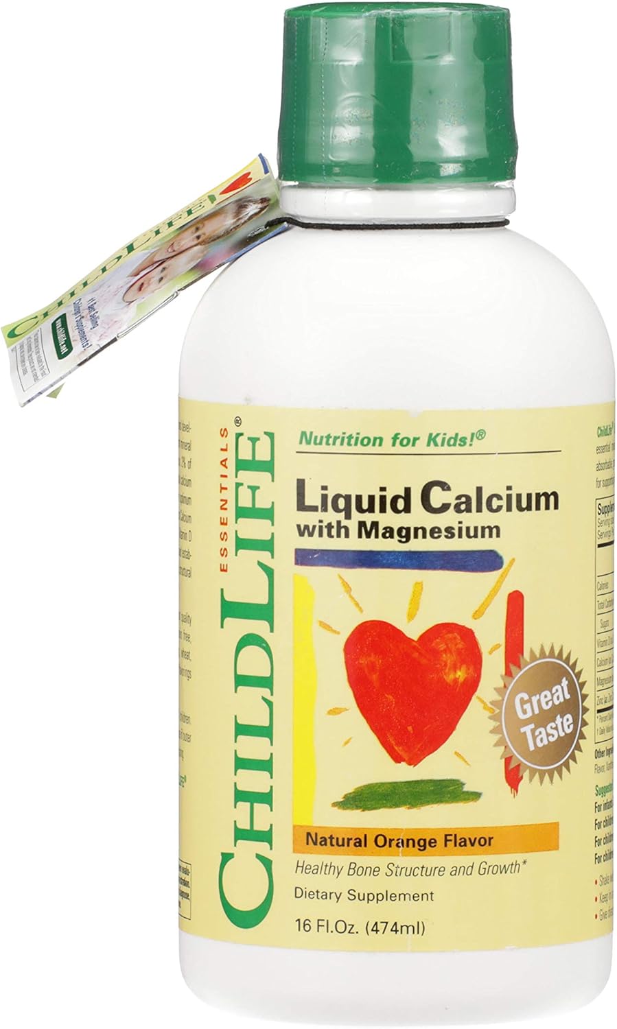 child life liquid calcium/magnesium, natural orange, 16 fluid